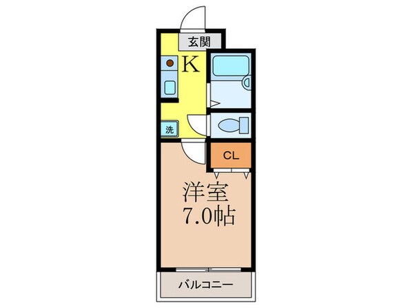 末広１５番館の物件間取画像